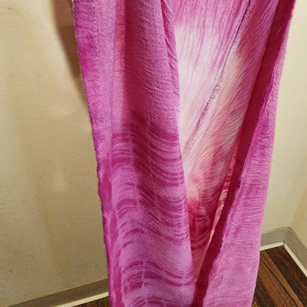 EXIST Women's Pink Tie Dye Maxi dress size M - Picture 12 of 14